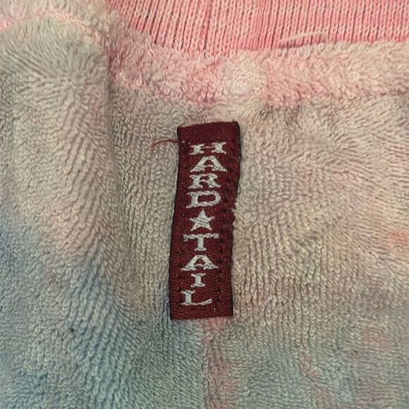 Hard Tail Girls Tie Dye Terry Drawstring Shorts, Size M 10/12 - Picture 5 of 6